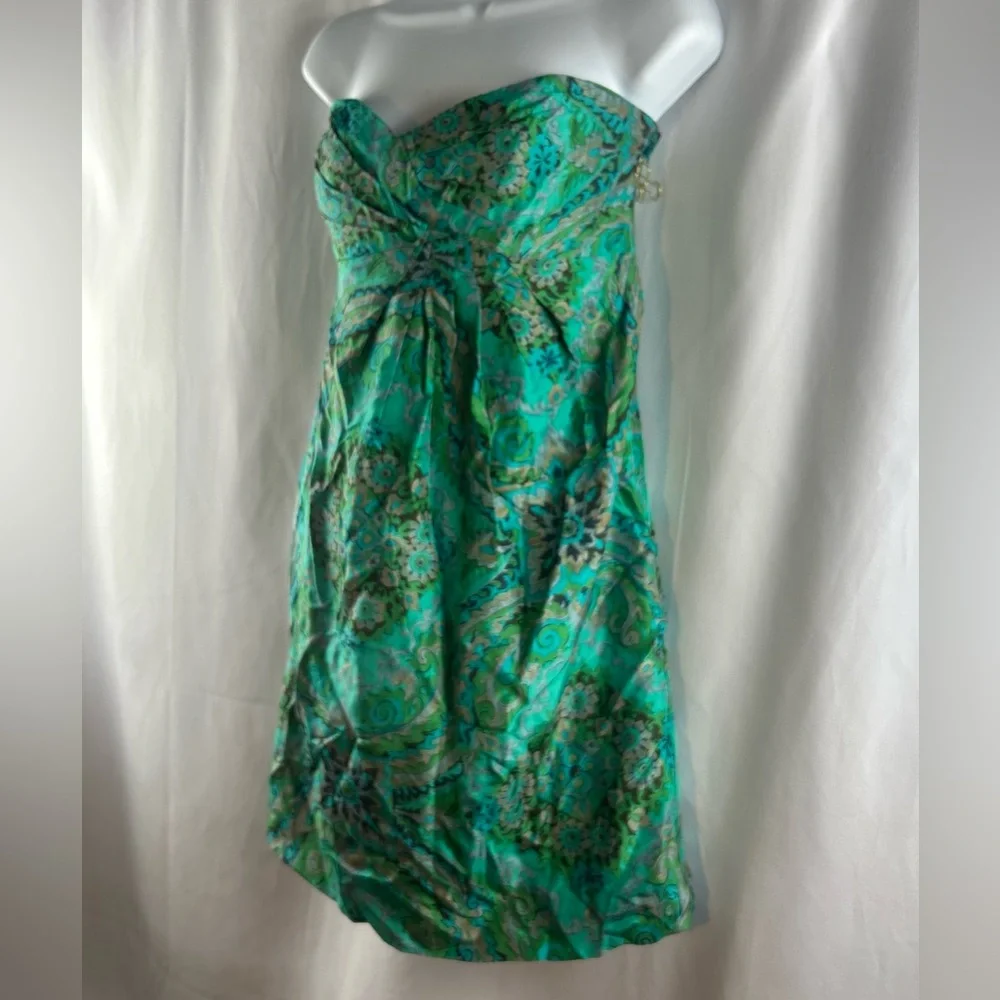 J.Crew Silk strapless minidress 6 - Picture 1 of 7